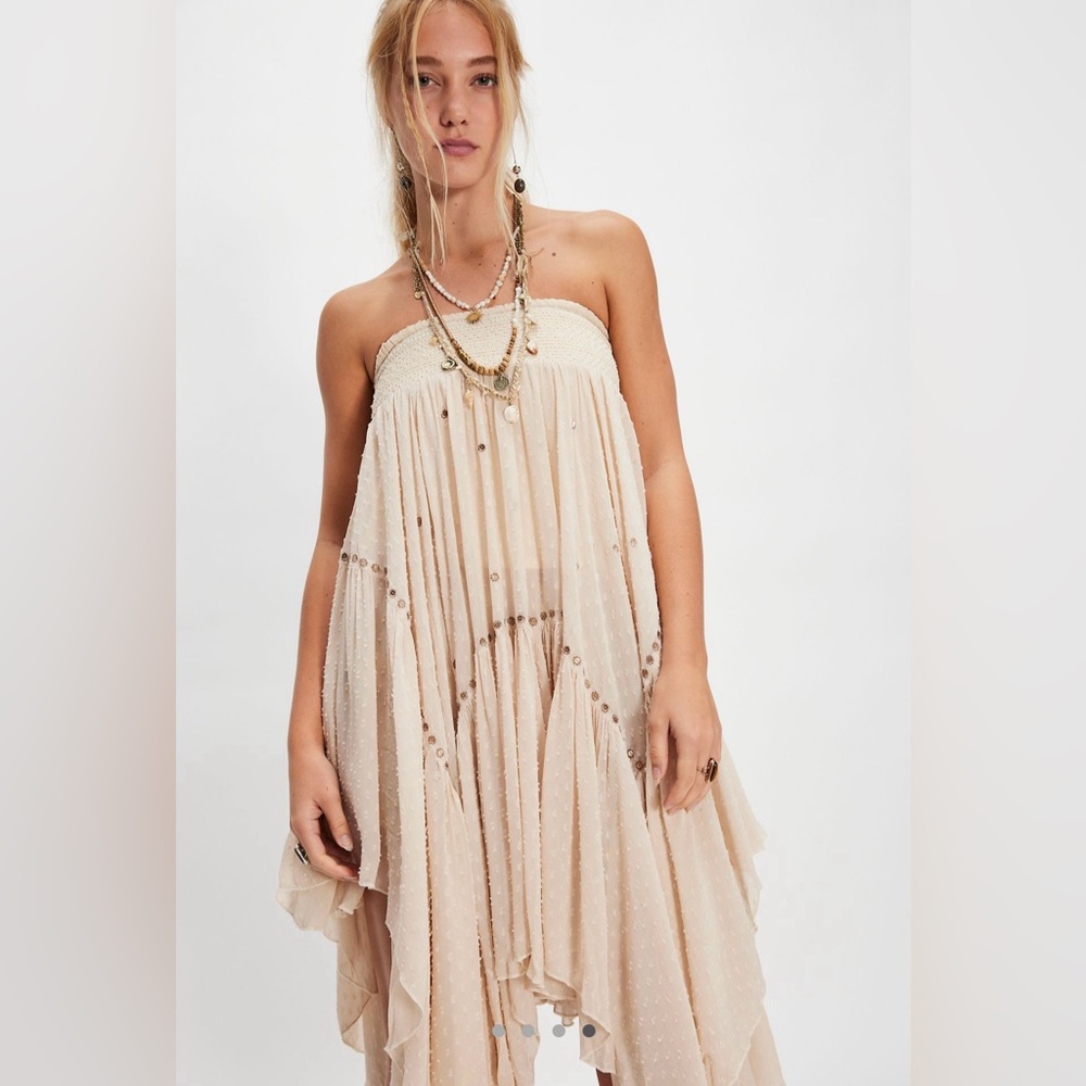 ⭐️Sold⭐️ Free People Abstract Love Convertible Midi Skirt NWT - Picture 4 of 4
